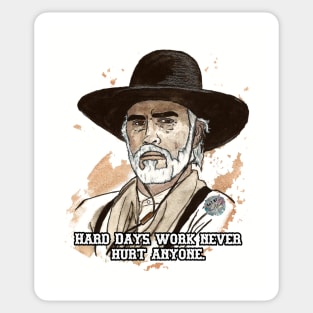 Lonesome Dove - Captain Woodrow Call Sticker